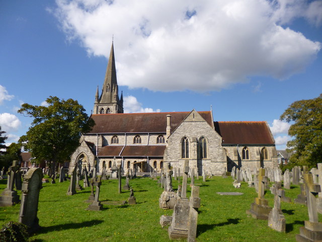 SZ0291 : Church of St Mary - Longfleet by Mike Faherty